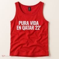 Pura Vida En Qatar 22 Costa Rica Tank Top thumb 2