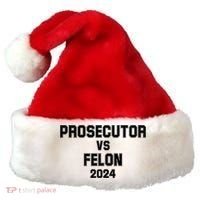 Prosecutor Vs Felon 2024 Politcal Santa Hat thumb 0