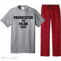 Prosecutor Vs Felon 2024 Politcal Pajama Set thumb 0