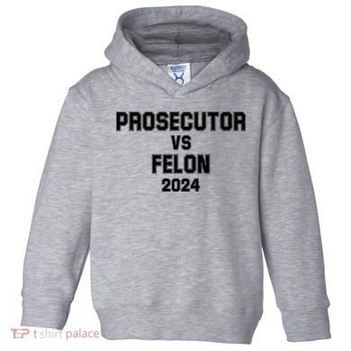 Prosecutor Vs Felon 2024 Politcal Toddler Hoodie