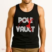 Pole Vault Fun Pole Vaulting Apparel For Vaulters Tank Top thumb 3