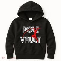 Pole Vault Fun Pole Vaulting Apparel For Vaulters Kids Hoodie thumb 0