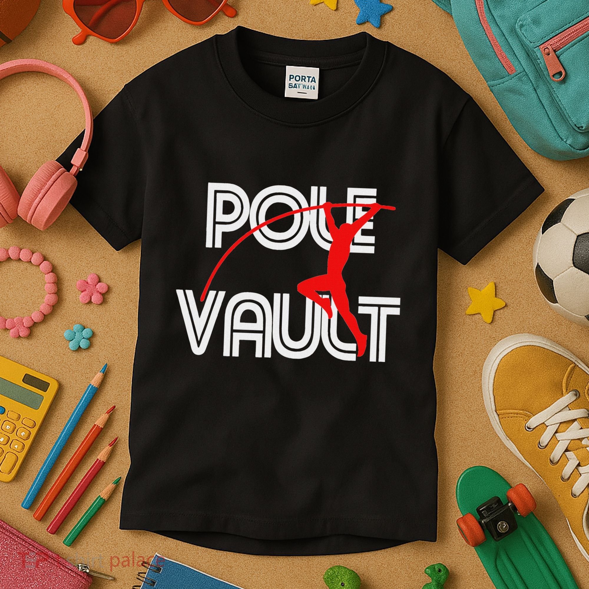 Pole Vault Fun Pole Vaulting Apparel For Vaulters Kids T-Shirt