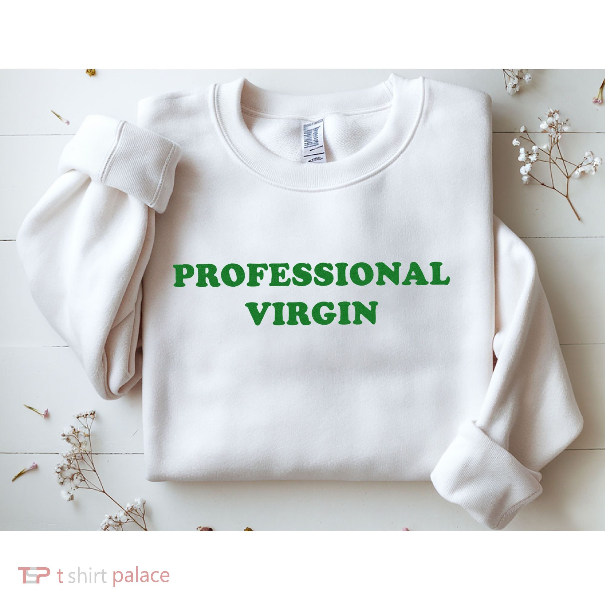 Professional Virgin Funny Quote Professional Virgin Sweatshirt