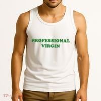 Professional Virgin Funny Quote Professional Virgin Tank Top thumb 3