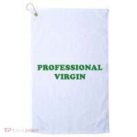 Professional Virgin Funny Quote Professional Virgin Golf Towel thumb 0