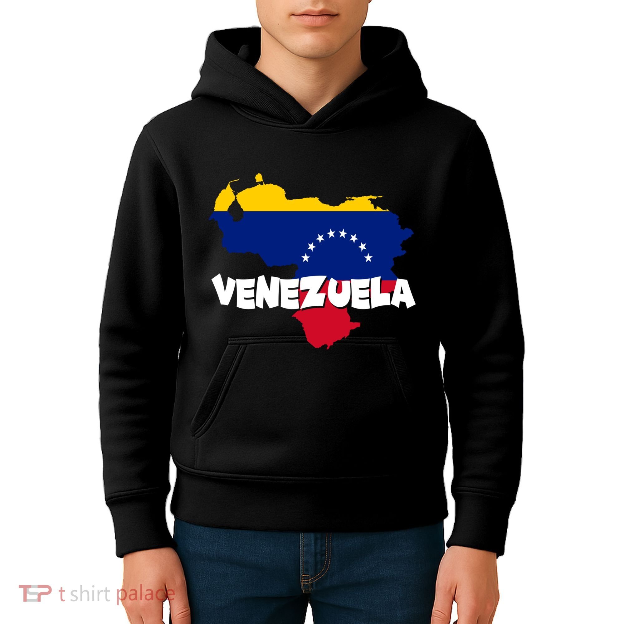 Patriotic Venezuela Flag Venezuelan Pride Venezuela Kids Hoodie