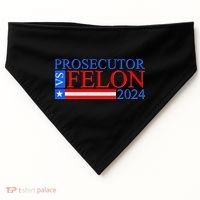 Prosecutor Vs Felon 2024 Kamala Vs Trump 2024 Election USA-Made Doggie Bandana thumb 0
