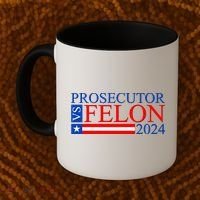 Prosecutor Vs Felon 2024 Kamala Vs Trump 2024 Election Coffee Mug thumb 2