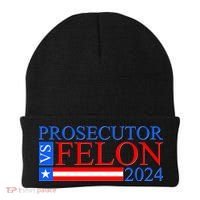 Prosecutor Vs Felon 2024 Kamala Vs Trump 2024 Election Beanie thumb 0