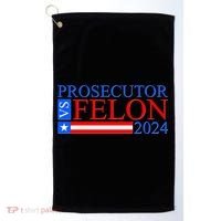 Prosecutor Vs Felon 2024 Kamala Vs Trump 2024 Election Golf Towel thumb 0