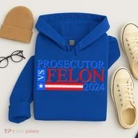 Prosecutor Vs Felon 2024 Kamala Vs Trump 2024 Election Hoodie thumb 4