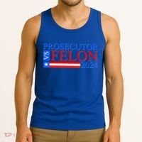 Prosecutor Vs Felon 2024 Kamala Vs Trump 2024 Election Tank Top thumb 3