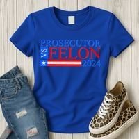 Prosecutor Vs Felon 2024 Kamala Vs Trump 2024 Election Women's T-Shirt thumb 3