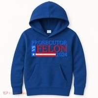 Prosecutor Vs Felon 2024 Kamala Vs Trump 2024 Election Kids Hoodie thumb 0