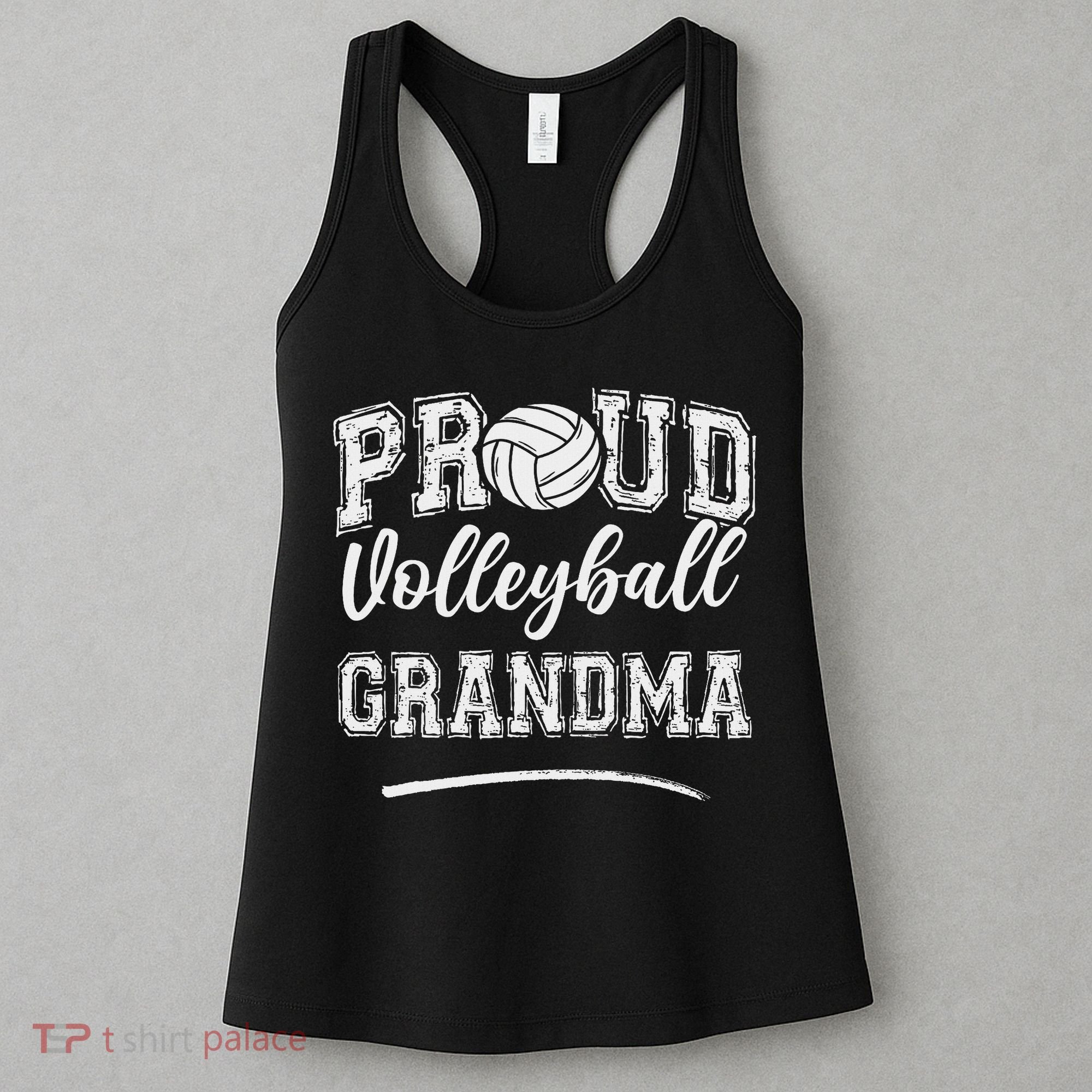 Proud Volleyball Grandma Funny College That's My Nephew Women's Tank Top