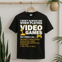 Playing Video Games Gamer Shirt Funny Gaming Console Gamer T-Shirt thumb 2