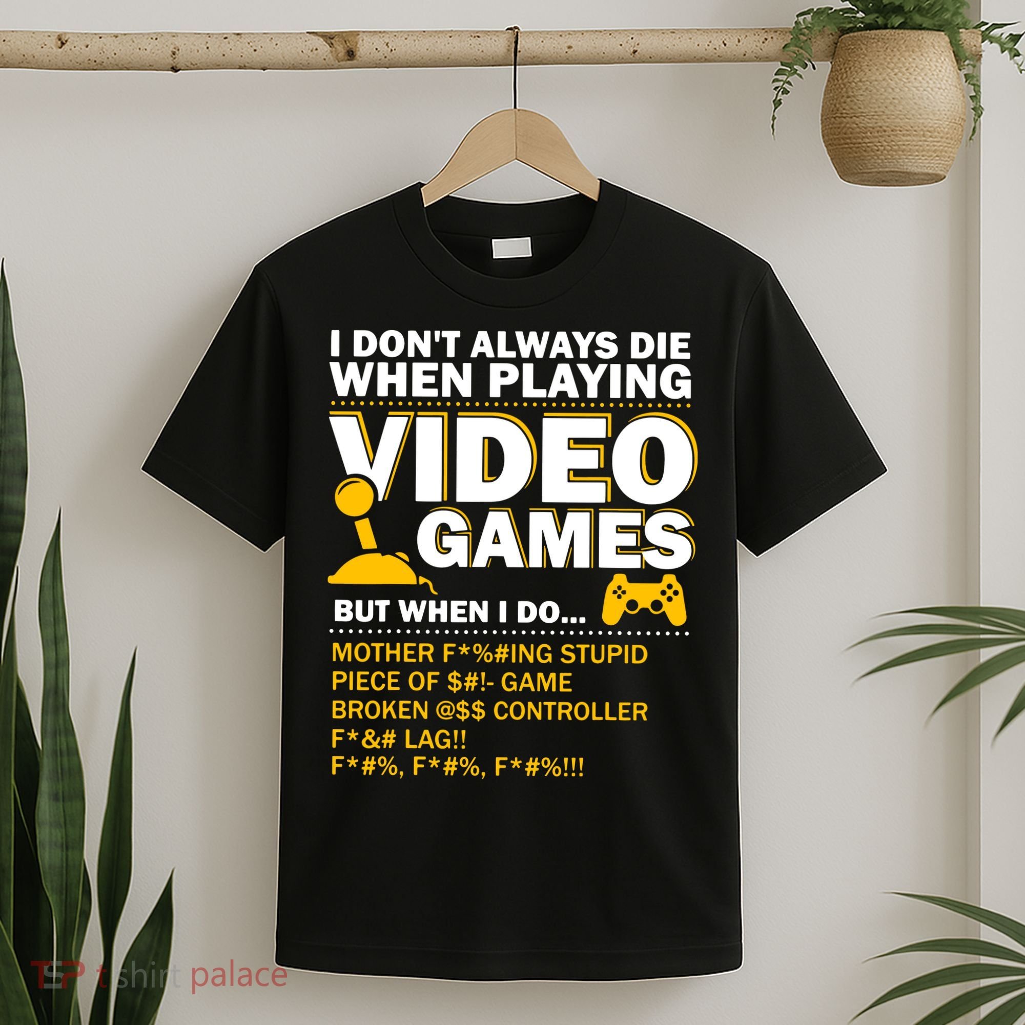 Playing Video Games Gamer Shirt Funny Gaming Console Gamer T-Shirt