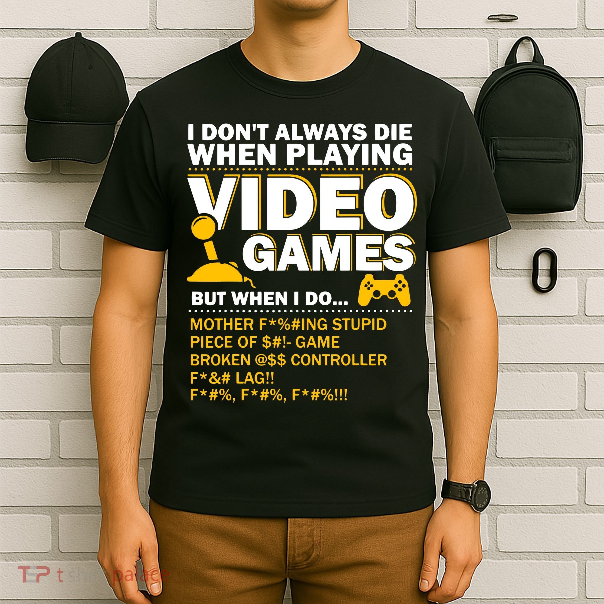 Playing Video Games Gamer Shirt Funny Gaming Console Gamer T-Shirt