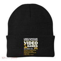 Playing Video Games Gamer Shirt Funny Gaming Console Gamer Beanie thumb 0