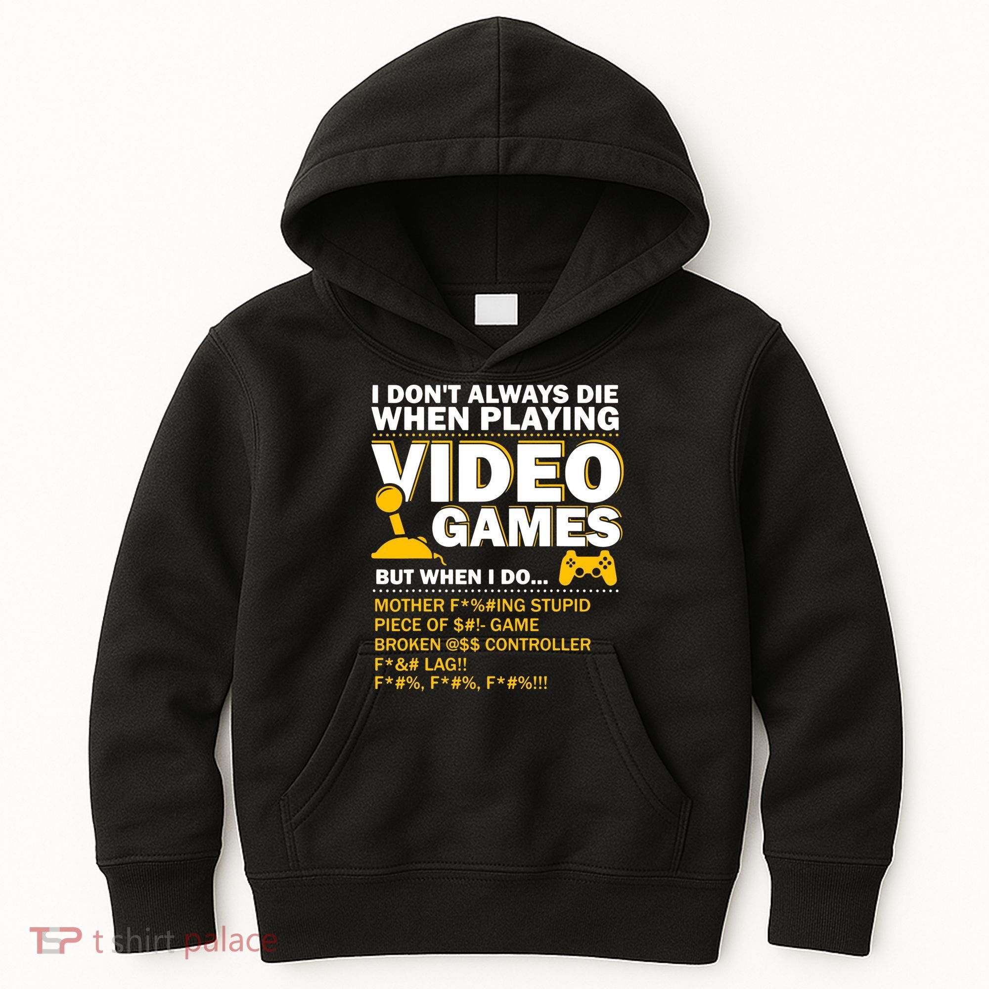 Playing Video Games Gamer Shirt Funny Gaming Console Gamer Kids Hoodie