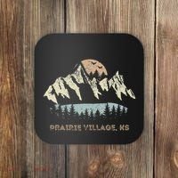 Prairie Village Kansas Mountain Sunset Sunrise Ks Coaster thumb 0
