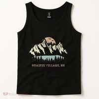 Prairie Village Kansas Mountain Sunset Sunrise Ks Tank Top thumb 2