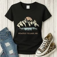 Prairie Village Kansas Mountain Sunset Sunrise Ks Women's T-Shirt thumb 3