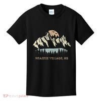 Prairie Village Kansas Mountain Sunset Sunrise Ks Kids T-Shirt thumb 0
