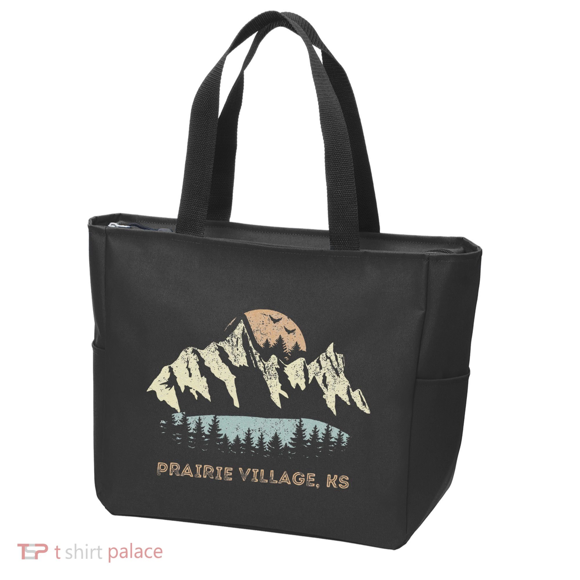 Prairie Village Kansas Mountain Sunset Sunrise Ks Tote Bag