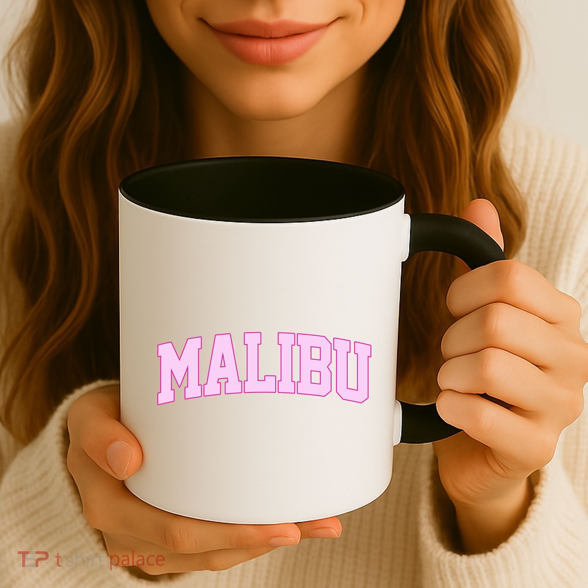 Preppy Varsity Malibu California Coffee Mug
