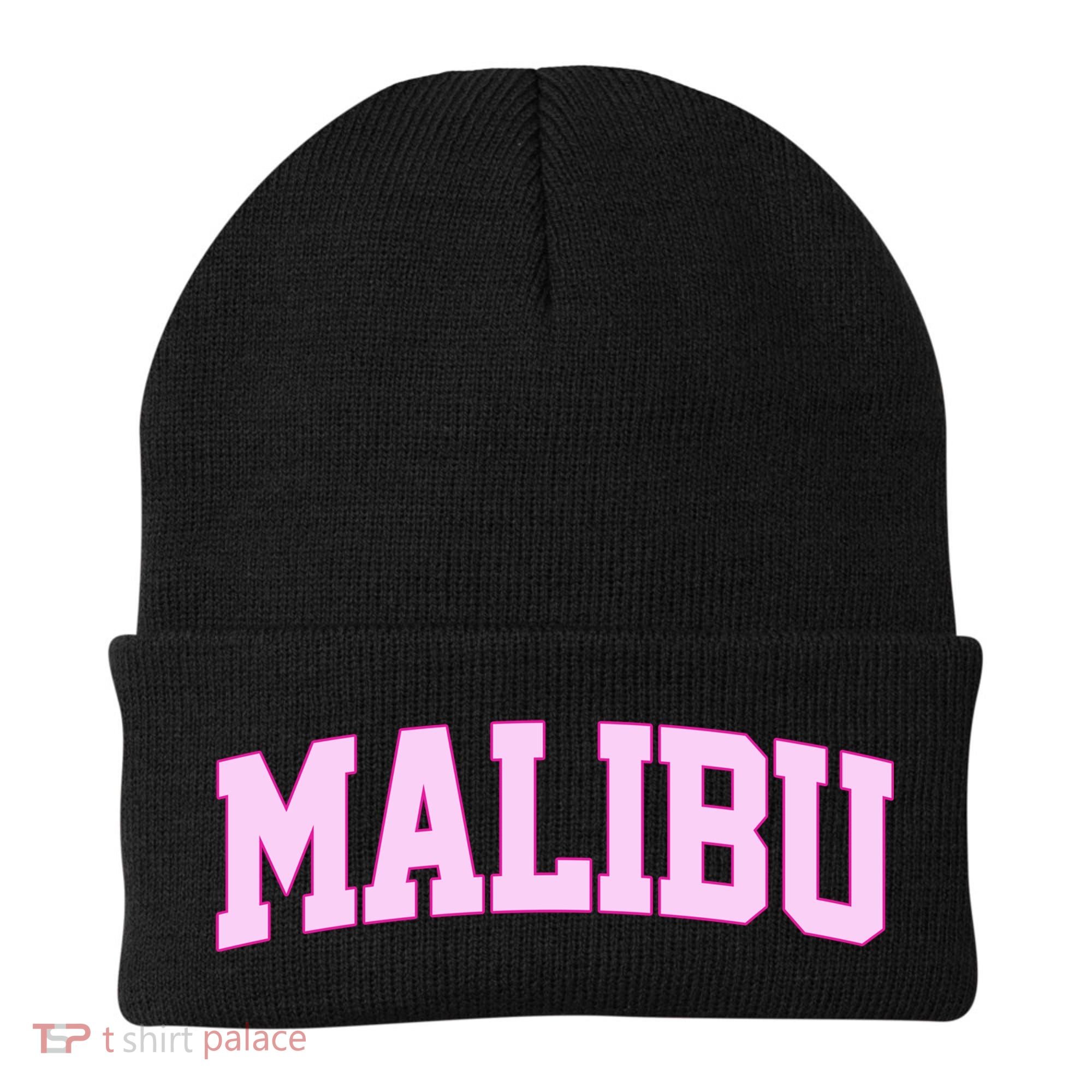 Preppy Varsity Malibu California Beanie