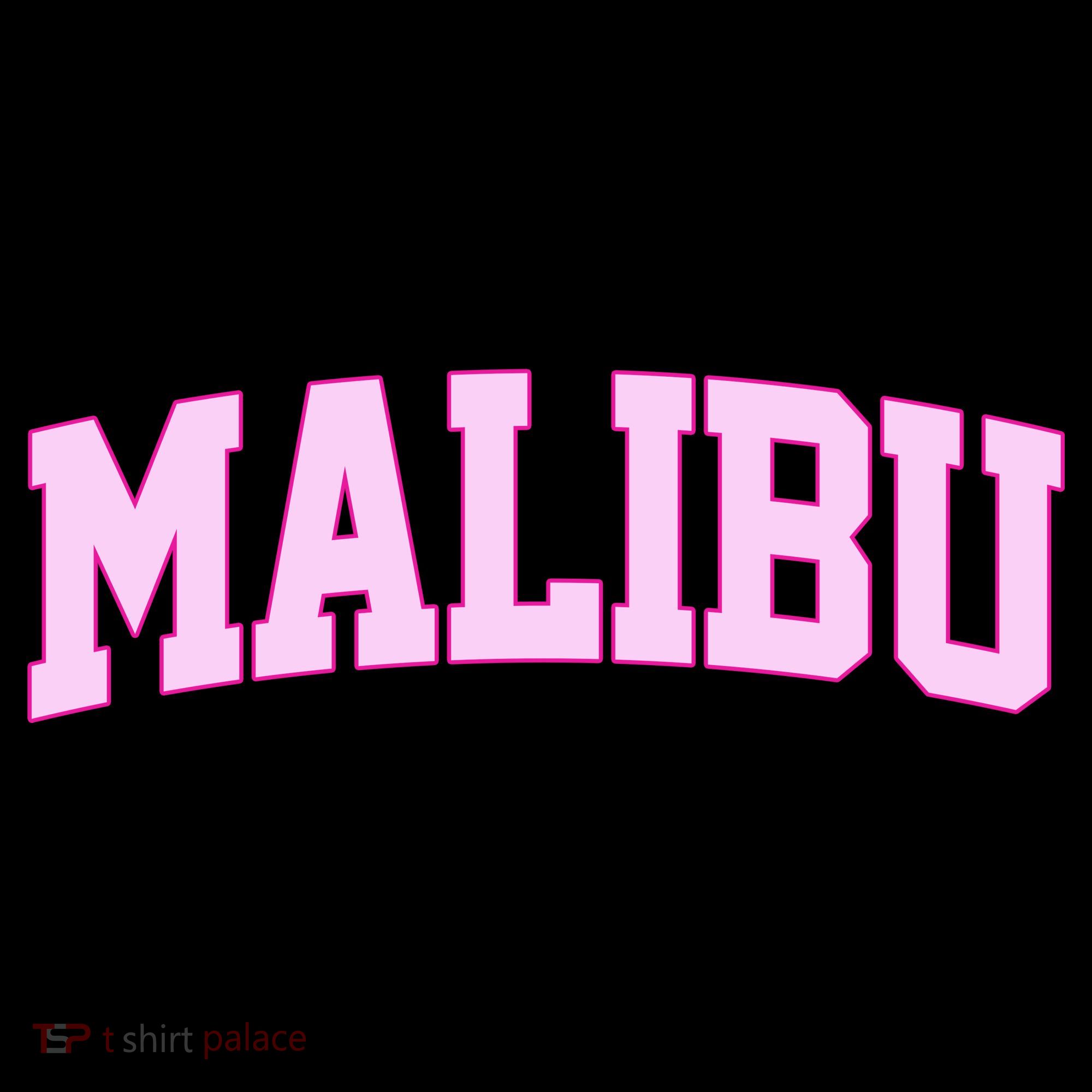 Preppy Varsity Malibu California Women's Hoodie
