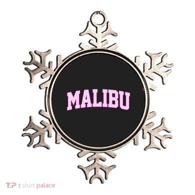 Preppy Varsity Malibu California Ornament