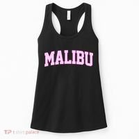 Preppy Varsity Malibu California Women's Tank Top thumb 0