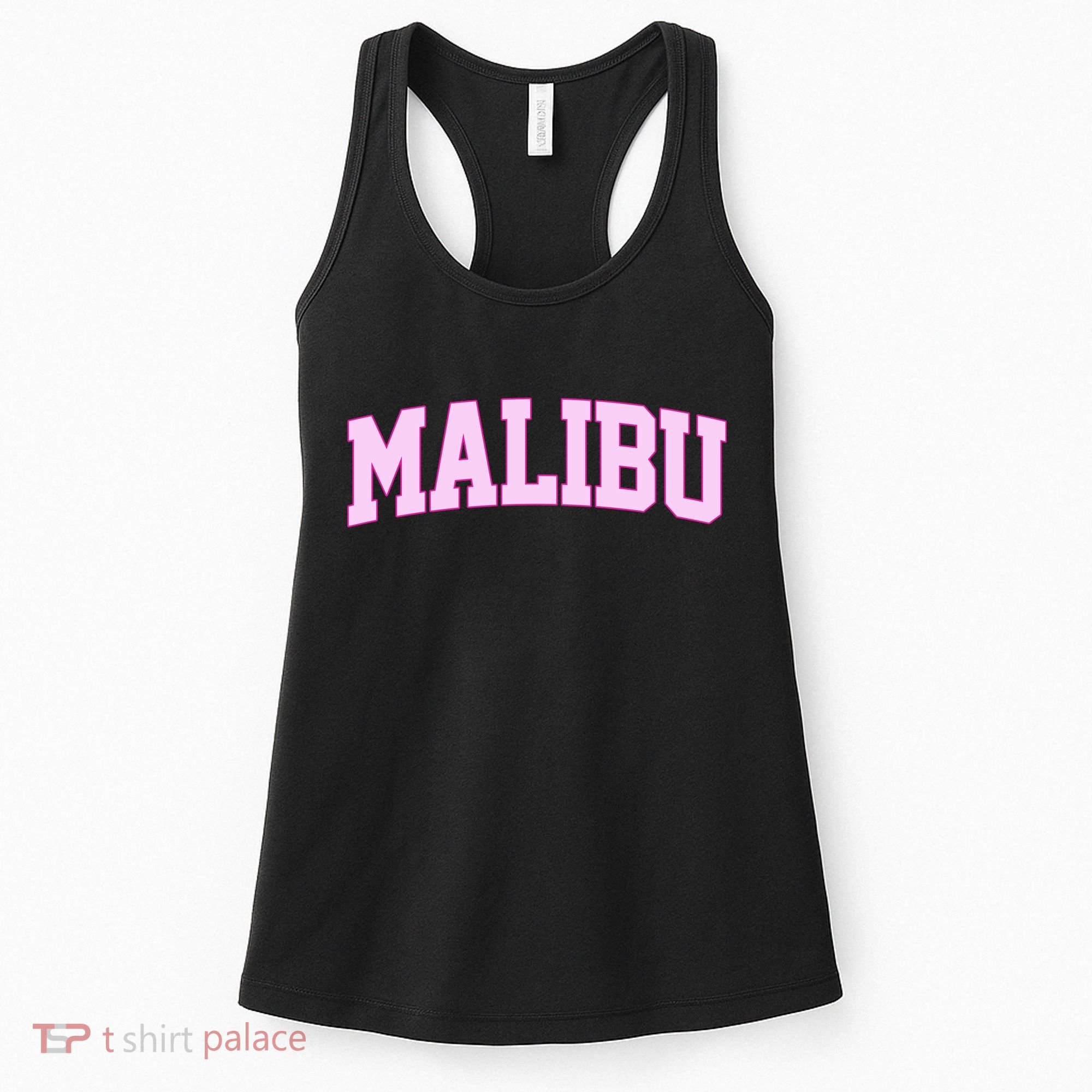 Preppy Varsity Malibu California Women's Tank Top