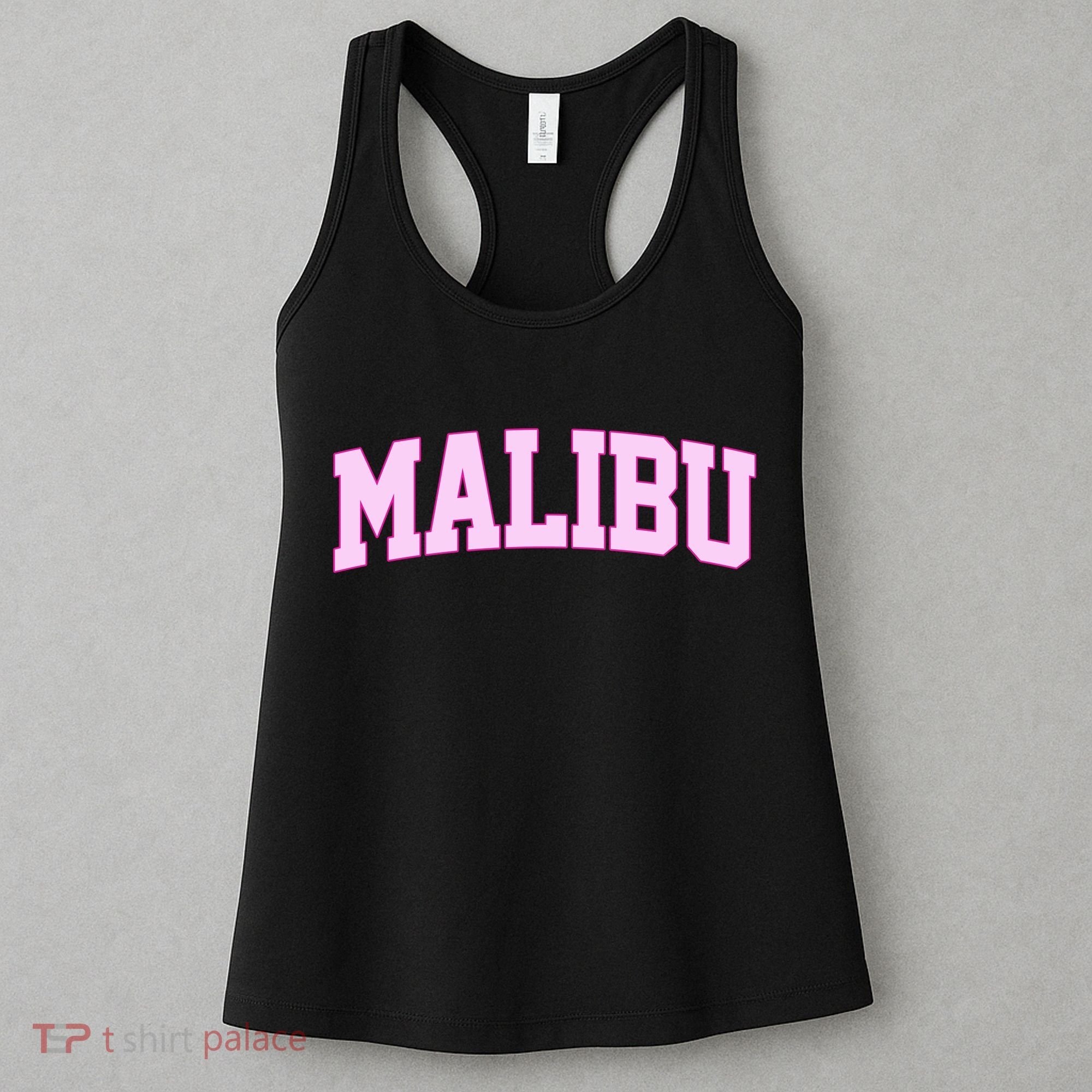 Preppy Varsity Malibu California Women's Tank Top