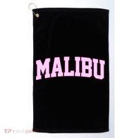 Preppy Varsity Malibu California Golf Towel thumb 0