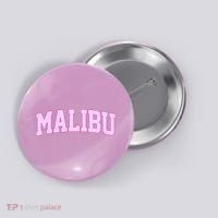 Preppy Varsity Malibu California Button thumb 0