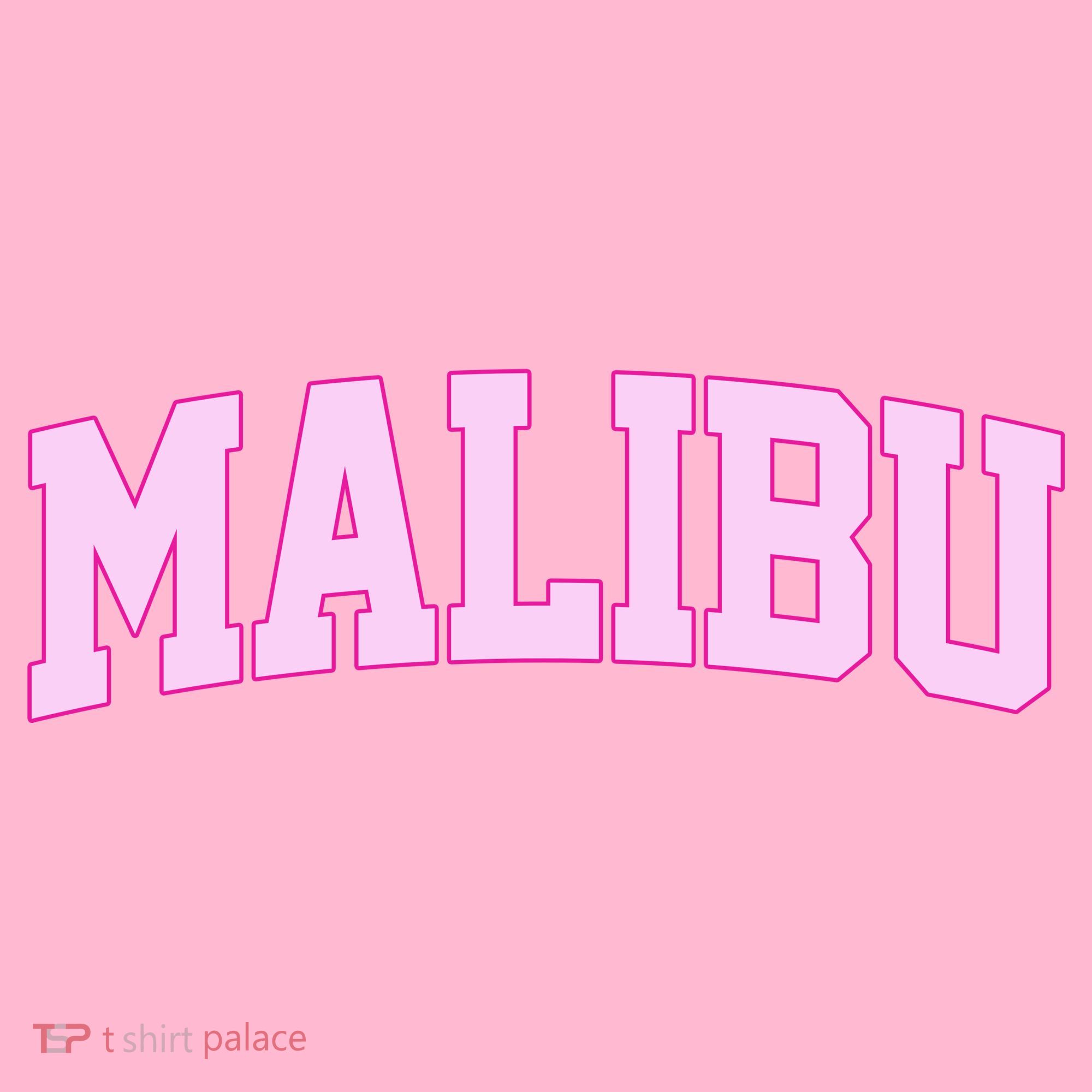 Preppy Varsity Malibu California Mousepad