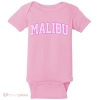 Preppy Varsity Malibu California Baby Bodysuit thumb 0