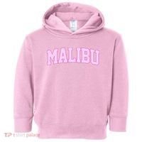 Preppy Varsity Malibu California Toddler Hoodie thumb 0