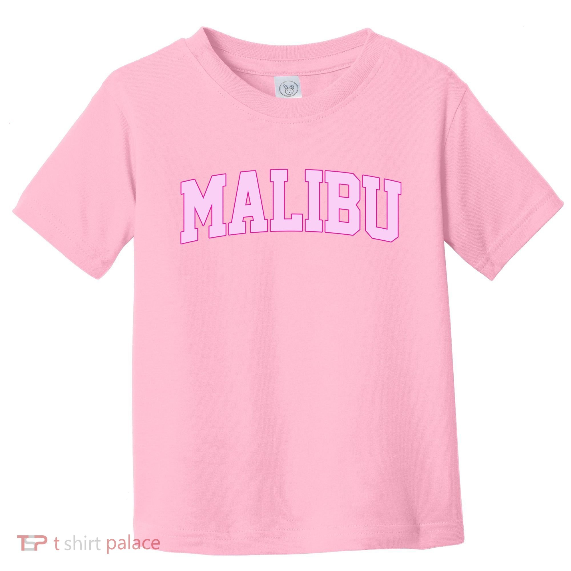 Preppy Varsity Malibu California Toddler T-Shirt