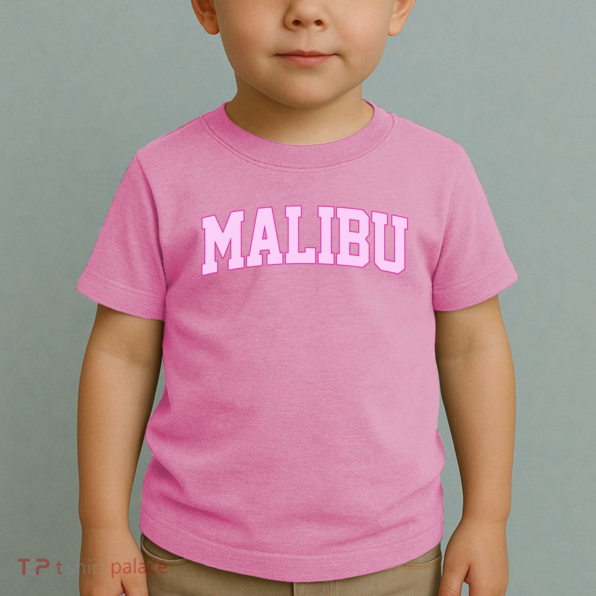 Preppy Varsity Malibu California Toddler T-Shirt