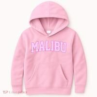 Preppy Varsity Malibu California Kids Hoodie thumb 0