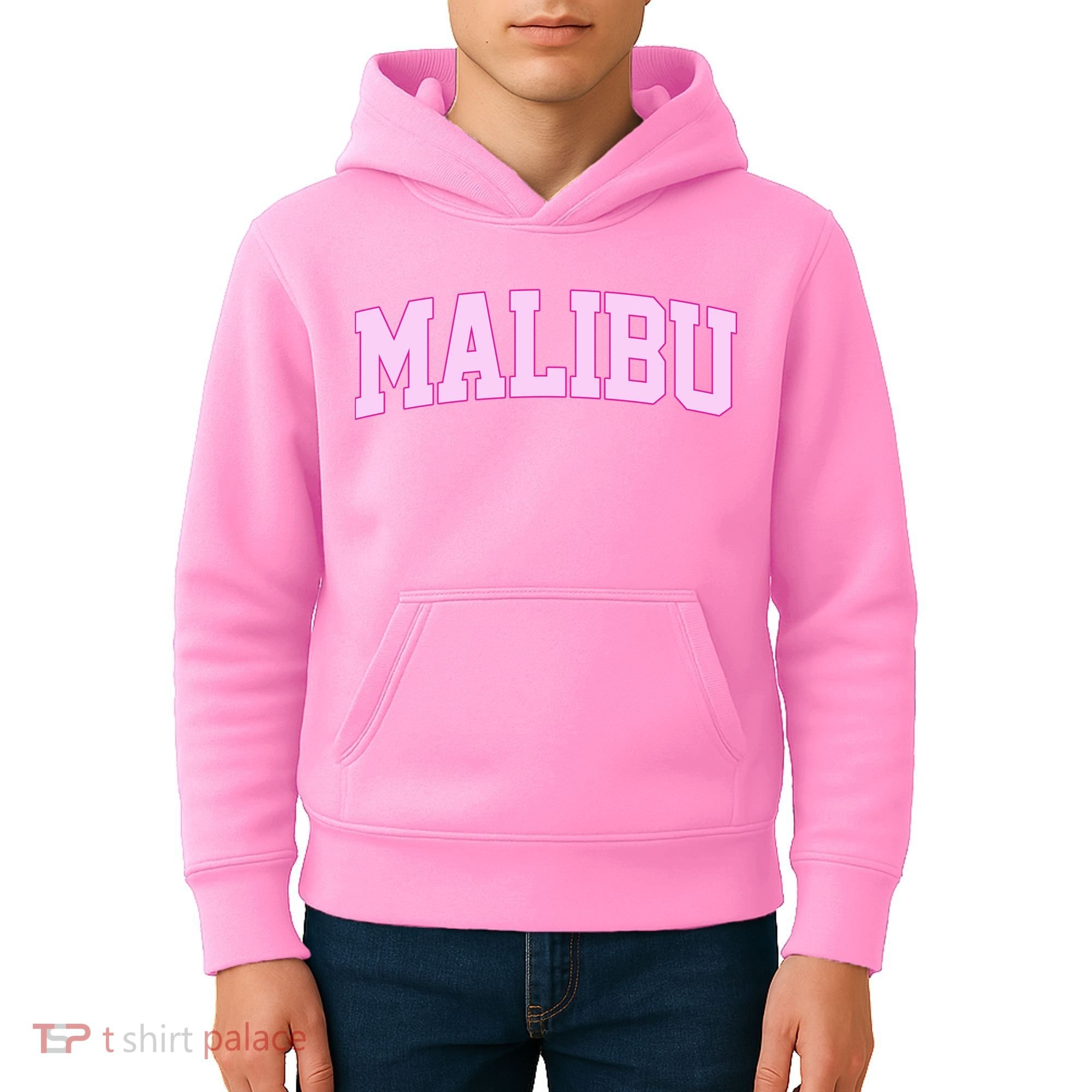 Preppy Varsity Malibu California Kids Hoodie