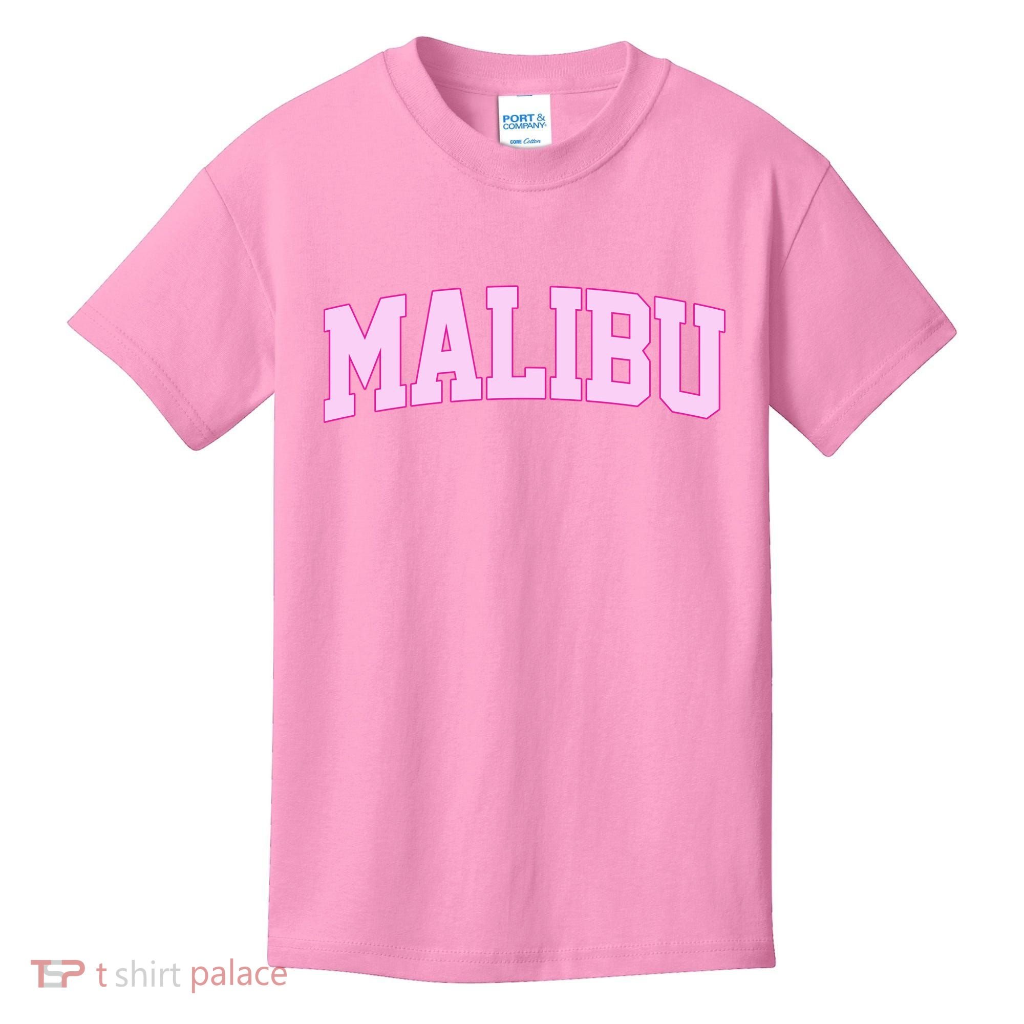 Preppy Varsity Malibu California Kids T-Shirt