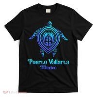 Puerto Vallarta Mexico Souvenirs Tropical Blue Sea Turtle T-Shirt thumb 0