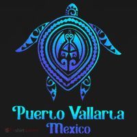 Puerto Vallarta Mexico Souvenirs Tropical Blue Sea Turtle Polo thumb 3