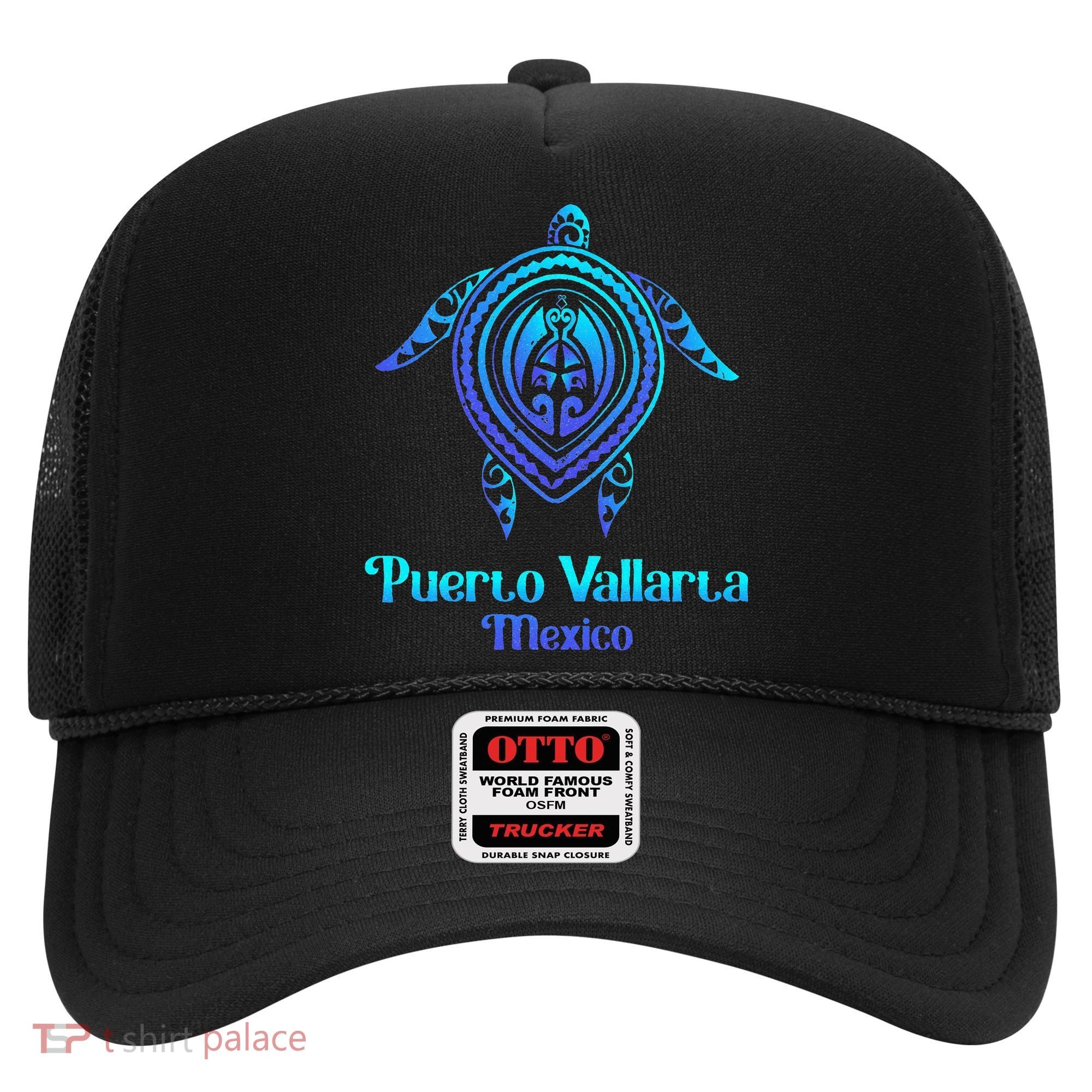 Puerto Vallarta Mexico Souvenirs Tropical Blue Sea Turtle Hat